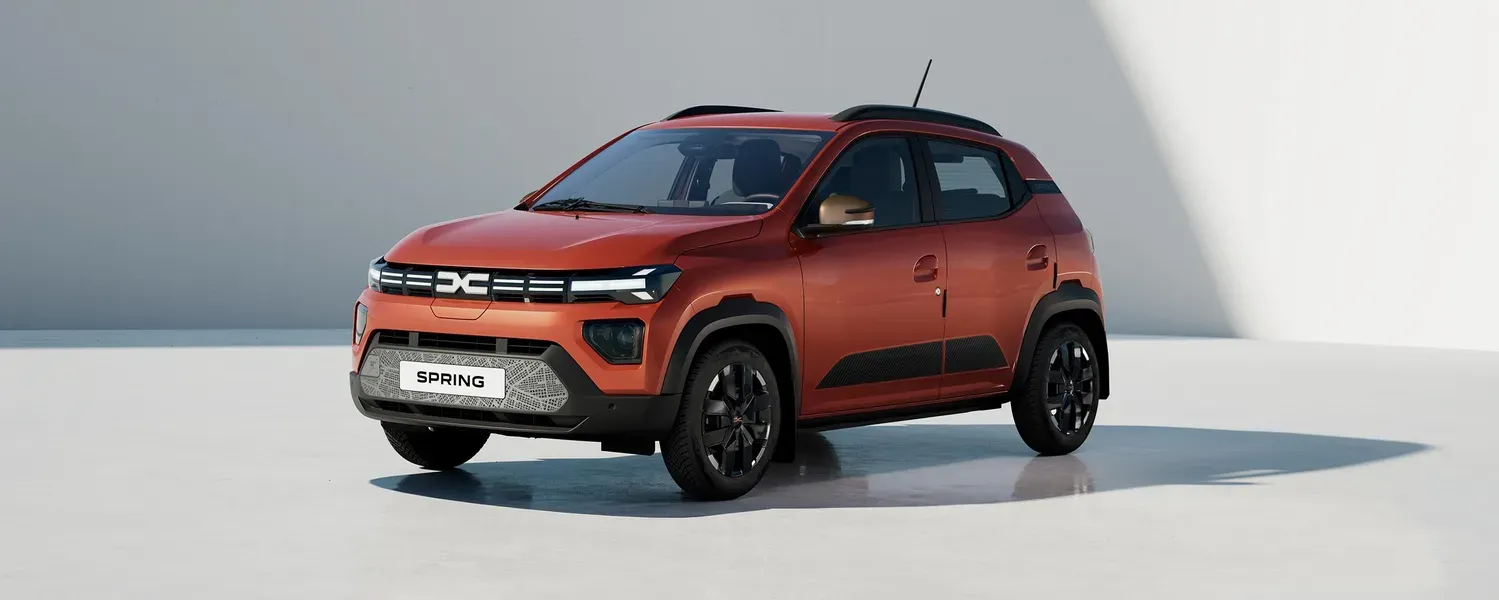 Hintergrundbild für Angebote vom Dacia Spring bei RRG.