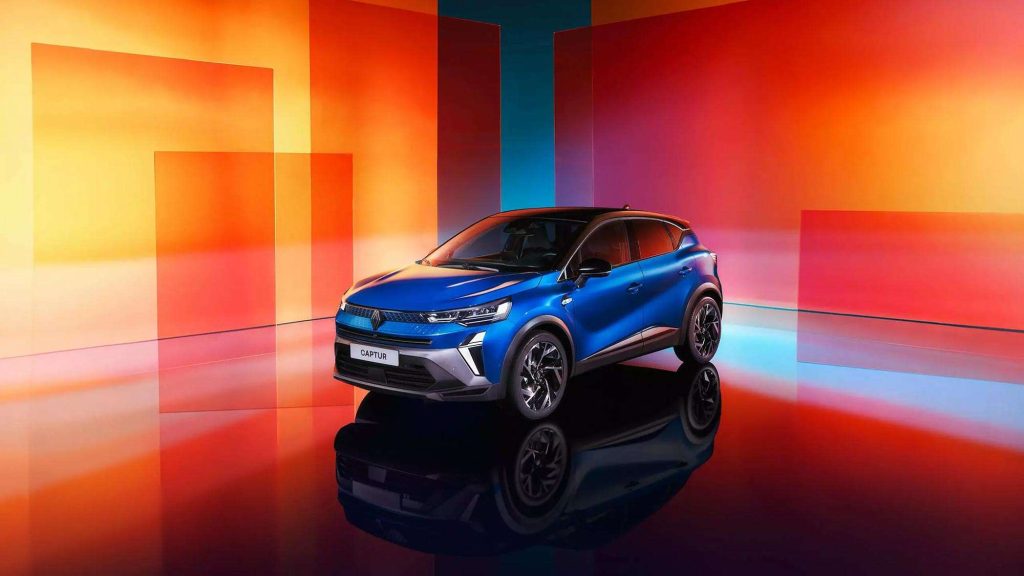 Der Renault Captur in blau bei RRG.