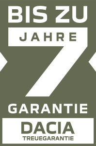 Dacia 7 Jahre Treuegarantie Logo