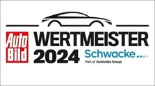 Auszeichnung Wertmeister 2024 von Auto Bild