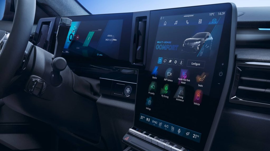 Das Renault Rafale Infotainment bei RRG.