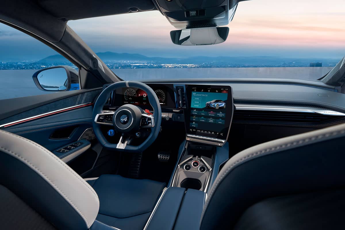 Das Alpine A390 Cockpit bei RRG.
