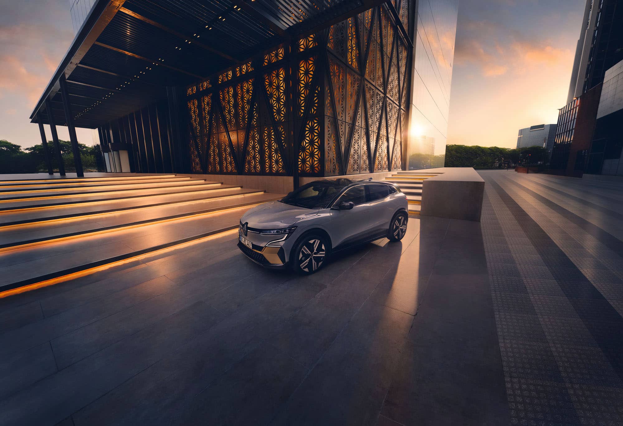 Der Renault Megane in grau bei RRG.