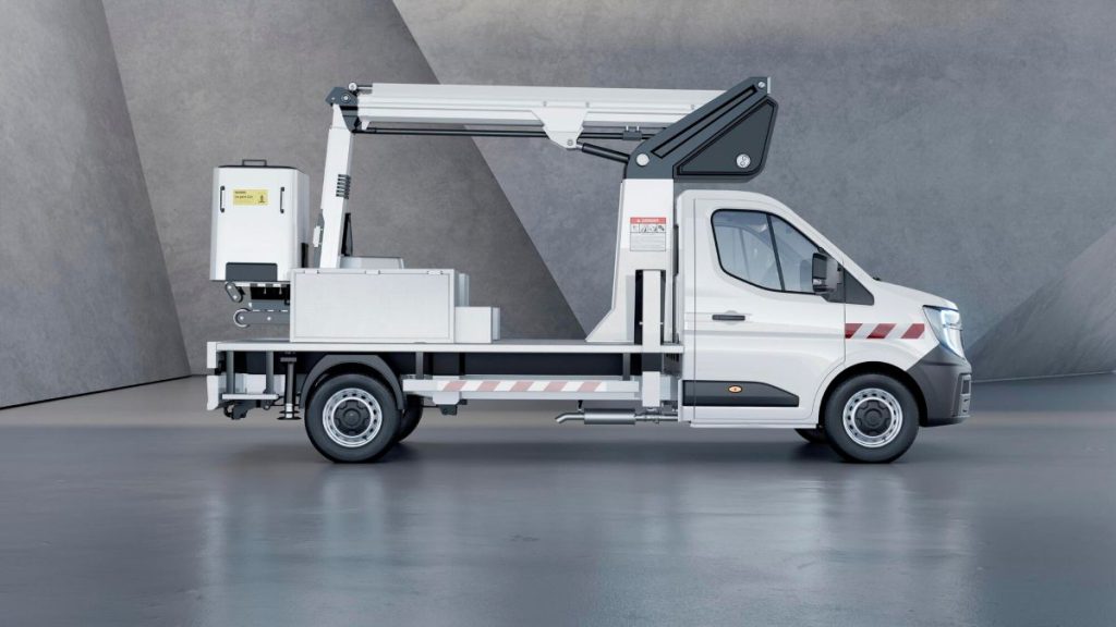 Hebebühnen Auto als Transporterumbau von Renault bei RRG