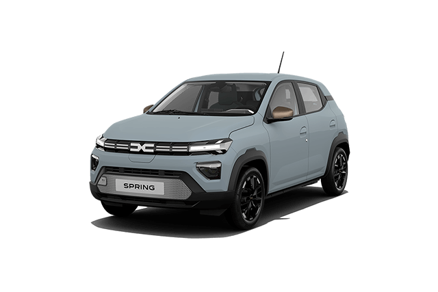 Der Dacia Spring Facelift in Grau bei RRG.