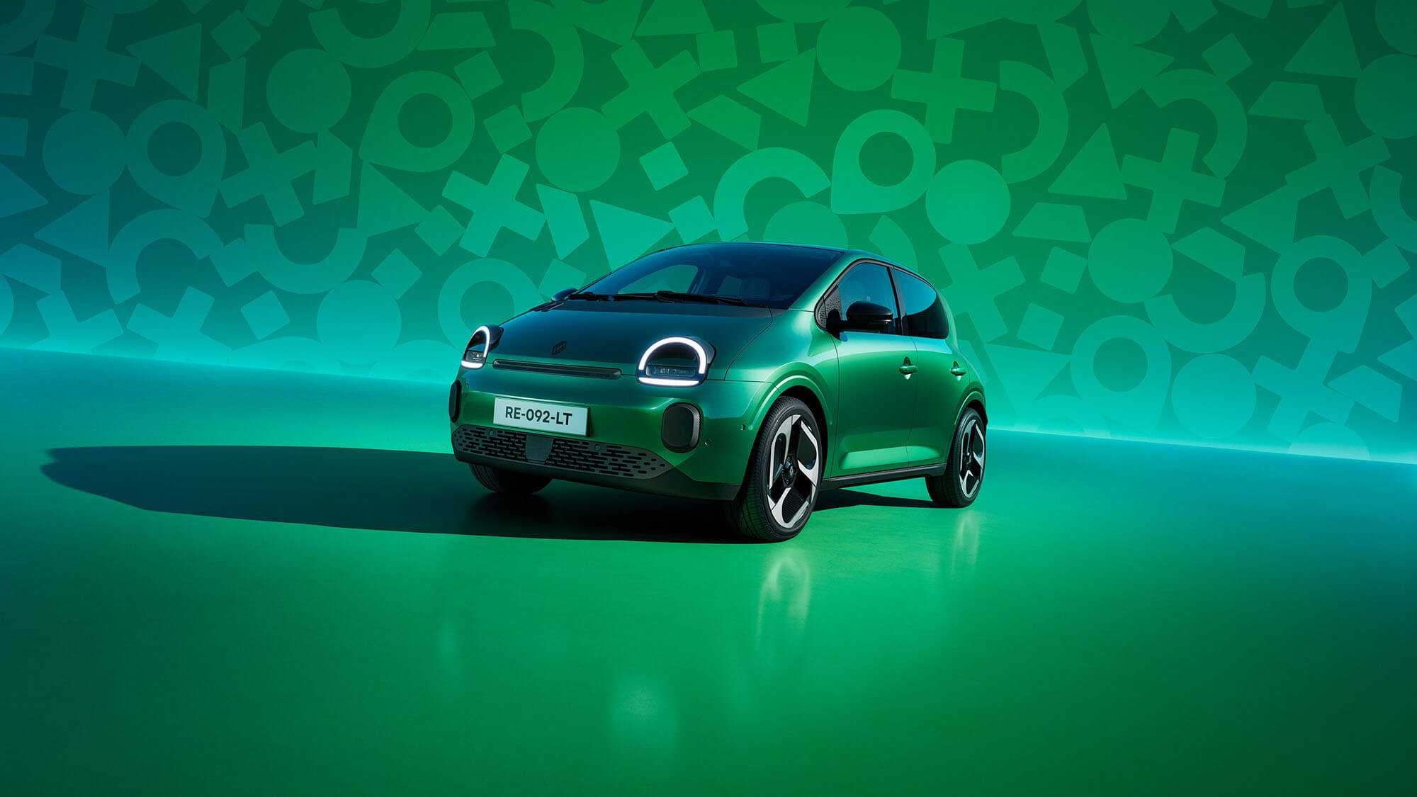 Der Renault Twingo in grün bei RRG.
